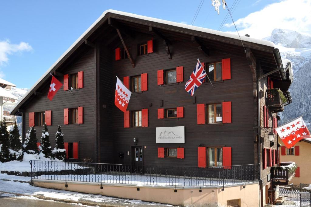 Hotel De La Paix Champery Ngoại thất bức ảnh